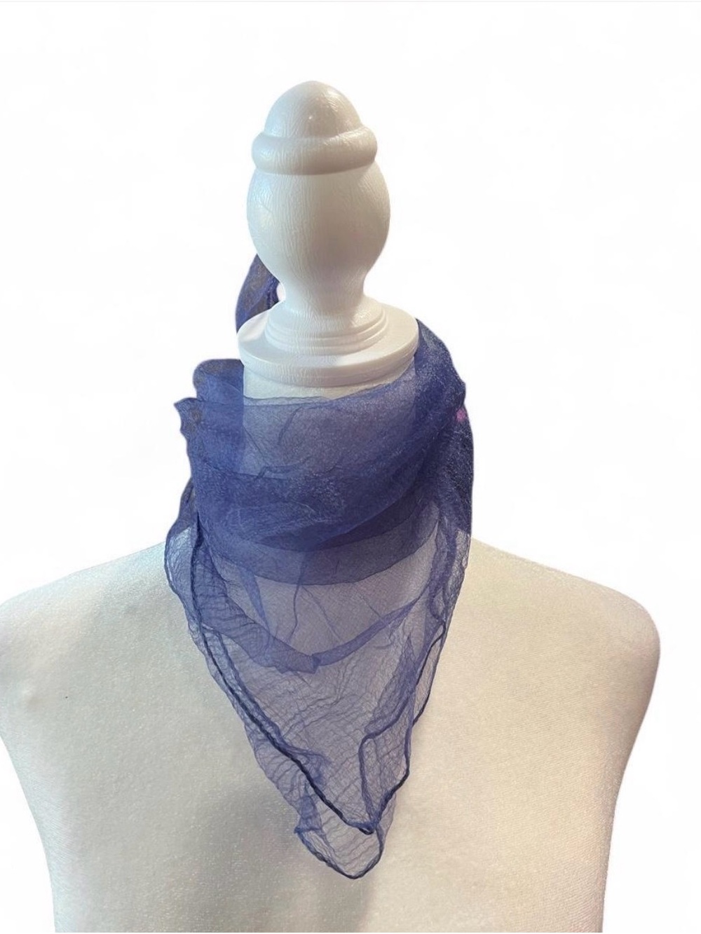 Lightweight Navy Sheer Scarf - Women Accessories